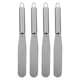 thumbnail image 1 of 4 espátulas para glaseado de pasteles: raspadores de acero inoxidable para decorar pasteles, espátulas para glaseado, herramientas para hornear y mezclar masa madre y mantequilla., 1 of 5
