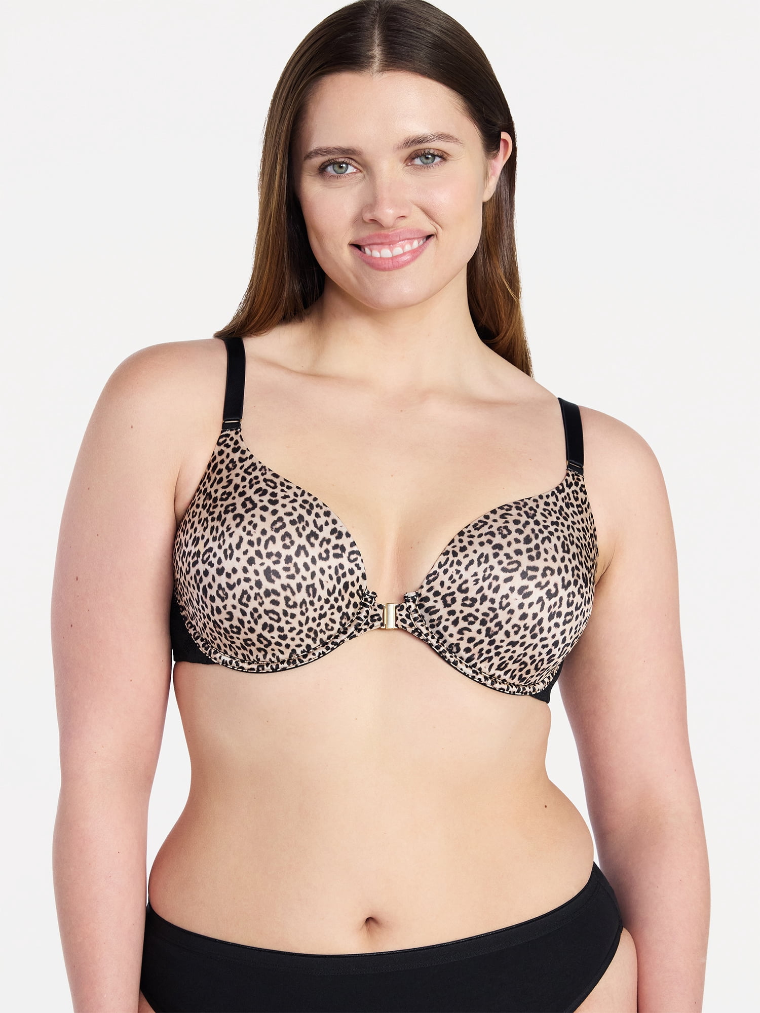 Joyspun Women's Front Close T-Shirt Bra, Sizes 34B-40DD