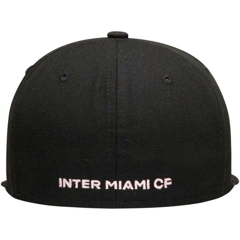 Men's New Era Black Inter Miami CF Primary Logo 59FIFTY