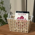 thumbnail image 2 of Water Hyacinth and Resin Storage Basket, 2 of 8