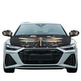 thumbnail image 2 of Yuyamidu Dragonfly Car Side View Mirror Covers Flower Auto Hood Protector Aesthetic Car Hood Cover Protector with Exterior Rear View Mirror Cover Wrap Car Decor, Set of 3, 2 of 7