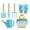 C, variant on Danhjin Gardening Set 6 PCS Garden Tool Kit for Age 3-8 Outdoor Yard Play Educational Toys Boys & Girls Gardening Use