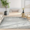 thumbnail image 5 of Well Woven Abstract Havana Modern Geometric Lines Flat-Weave Beige Blue 5'3" x 7'3" Area Rug, 5 of 7