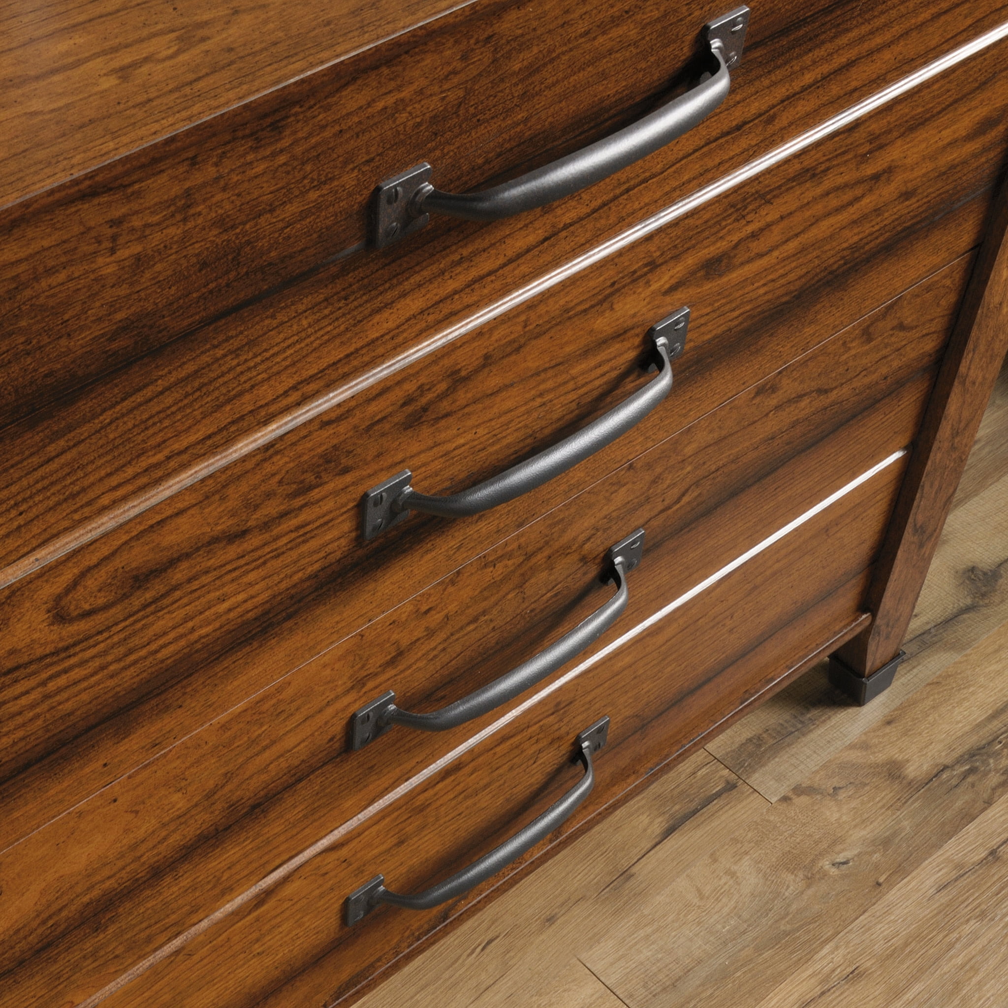 Sauder Carson Forge Lateral File Cabinet, Washington Cherry Finish