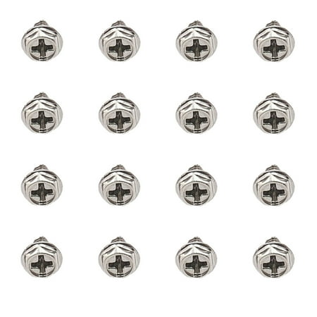 

100 PCS Metal PCI Slot Screw Round Head Replacement PSU Screw Accessory