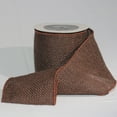 thumbnail image 2 of The Ribbon People Dark Brown Burlap Wired Craft Ribbon 5" x 10 Yards, 2 of 2