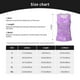 thumbnail image 5 of Fotbe Lilac Glittering Blusas Sin Mangas para Mujer – Estilo Casual, Corte Suelto, Slim-Fit, Cuello Redondo Deportivo, Tops de Verano para Gimnasio y Yoga-Large, 5 of 7