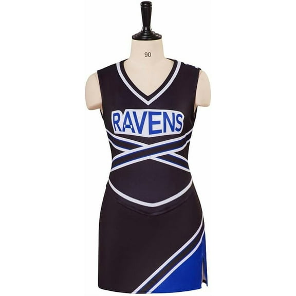 High School One Tree Hill Cheerleader Outfit Women Tank Top and Skirt Set
