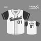 thumbnail image 1 of Baseball Suit Softball Suit suit Professional DIY Customized New Group Buying Printed Name Printed Men's and Women's Sports Jersey, 1 of 5