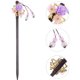 thumbnail image 3 of Estilo antiguo Horquillero Floral Pelo Pelo Titular Amatista Tassel Pelo Chalkstick, 3 of 5