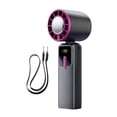 thumbnail image 1 of Portable Fan Quick Handheld Fan With Hanging Strap 199 Speed Settings Three In Handheld Desk/nose Hanging Fan Powered By Rechargeable Battery Suitable For Summer Travel, 1 of 5