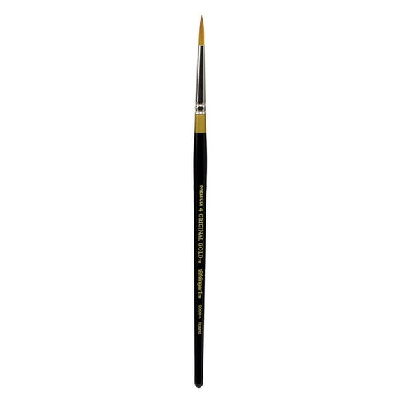KINGART™ Original Gold 9000 Series, Golden Taklon Round