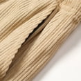 thumbnail image 6 of Yongwang Men's Corduroy Cargo Joggers Pants Drawstring Elastic Waist Pants Casual Tapered Pants with Pockets, 6 of 9