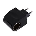thumbnail image 1 of 110V-220V AC 12V DC UE Adaptador de corriente para automóvil Convertidor Enchufe para encendedor de cigarrillos WDOplteas Para estrenar, 1 of 6