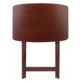 thumbnail image 2 of Pemberly Row Transitional Solid Wood Snack Table Set in Walnut (Set of 2), 2 of 12