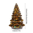 thumbnail image 3 of Crystal Christmas Tree Figurine Artificial Tree for Holiday Decor, Miniature Clear Trees as Tabletop Ornaments Centerpieces, Festival Gifts for Christmas Home Decor Craft Party, 3 of 6