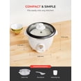 thumbnail image 2 of CUCKOO One Touch Rice Cooker 3-Cup (Uncooked) / 6-Cup (Cooked), Mini Rice Cooker & Warmer with Steamer Tray, Versatile Grain Cooker, Soup Maker, Auto, 2 of 7
