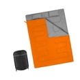 thumbnail image 3 of S SERENABLE Sac de Couchage Double 2 Personnes Sac de Couchage de Camping pour la Randonnée Activités de Plein Air Orange, 3 of 9