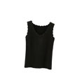 thumbnail image 1 of Minnieouse Ropa interior térmica para mujer, chaleco, Otoño Invierno, hogar, escuela, exterior, capa básica, cuerpo delgado, Tops cálidos, ropa interior Camisetas sin mangas Negro Minnieouse AP013513-02, 1 of 6