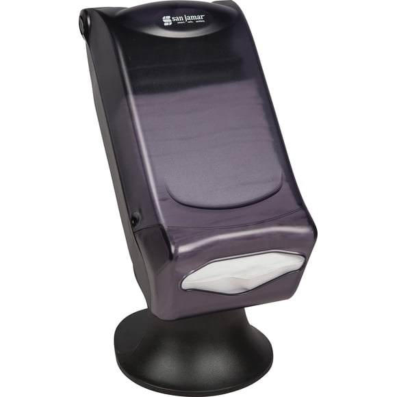 San Jamar - H5005STBK H5005S Venue Fullfold Control Napkin Dispenser with Stand, 500 Capacity, 8" Width x 17-1/2" Height x 13" Depth, Black Pearl
