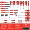 thumbnail image 3 of TOPEX 100 PCs Screwdriver Set Non-Slip Precision Screw Bits Sockets Kit w/ Oxford Bag, 3 of 10