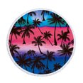 thumbnail image 5 of JingChun Round Printed Beach Towel Microfiber Shawl Beach Towel Beach Mat, Beach Towels Oversized Sand Free Quick Dry Hippie Boho Circle Bath Towel Absorbent Bohemian Beach, 5 of 6