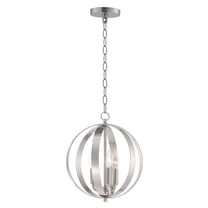 10030SN Maxim Lighting Provident-Three Light Pendant-12 Inches wide by 14.5 inches high-Satin Nickel Finish