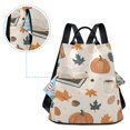 thumbnail image 5 of FORMRS Women's Travel Backpack Purse Anti-Theft Hidden Pockets Casual Shoulder Bag, Fall Books, 5 of 7