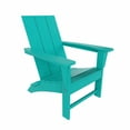 thumbnail image 5 of WestinTrends Ashore All-Weather Poly Lumber Adirondack Chairs, Foldable Modern Farmhouse Design, Outdoor Patio Seating, Turquoise, 5 of 9
