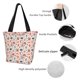 thumbnail image 4 of Fotbe Paris Bolsa de Playa con Estampado, Bolsa de Hombro, Bolsa de Mano Espaciosa, Bolsa de Viaje Ligera, Bolsa de Compras Versátil, 4 of 6