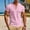 Pink, variant on Ceisia Men Waffle Knit Lace Up Henley T Shirt Short Sleeve Loose Casual Basic Top Navy M Gift