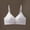 Gray, variant on Sports Bra for Women Seamless Solid Color Wire Free Bralette Push Up Full Coverage Breathable Daily Wear Bra 36A, Gray