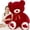 Red, variant on MaoGoLan 4ft Big Teddy Bear with Love Footprints 47"Giant Bear Plush Toys