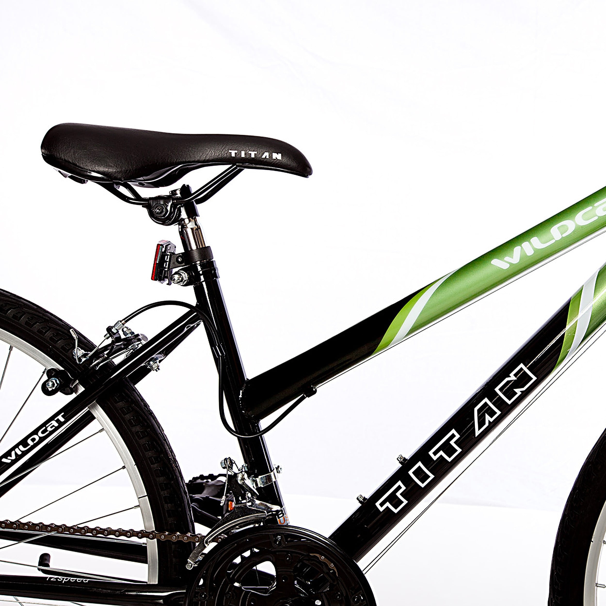 Titan Wildcat 18-Speed Women's Mountain Bike, Lime Green & Black