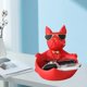 thumbnail image 1 of Estatua de Perro Moda Estatuilla Caja de Almacenamiento de Llaves Decoración Ornamental Resina Escultura Bandeja Contenedor Artículos Diversos rojo Baoblaze Estatua de resina, 1 of 8