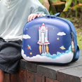 thumbnail image 5 of gcong Stylish School Backpack With Cartoon Ice Rocket Design Rucksack For Everyday Use And Casual Outings Dark Blue, 5 of 6