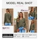 thumbnail image 3 of Blusa Dokotoo Business Outfits Otoño Tops Verde para Mujer, 3 of 8