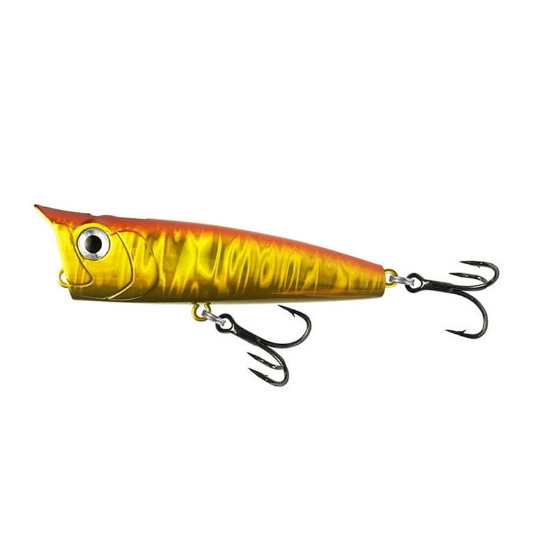 Alsliao 8.8cm/14.7g Topwater Bubble Bait Surface Popper Fishing Lure, 4#