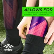 Umbro Ceramica Peewee Stirrup Soccer Shin Guards for Kids، Pink
