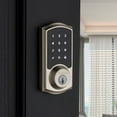 thumbnail image 3 of Kwikset 99160-038 SmartCode Satin Nickel Single Cylinder Smartkey Electronic Deadbolt Smart Lock with Lighted Keypad Touchscreen, 3 of 4