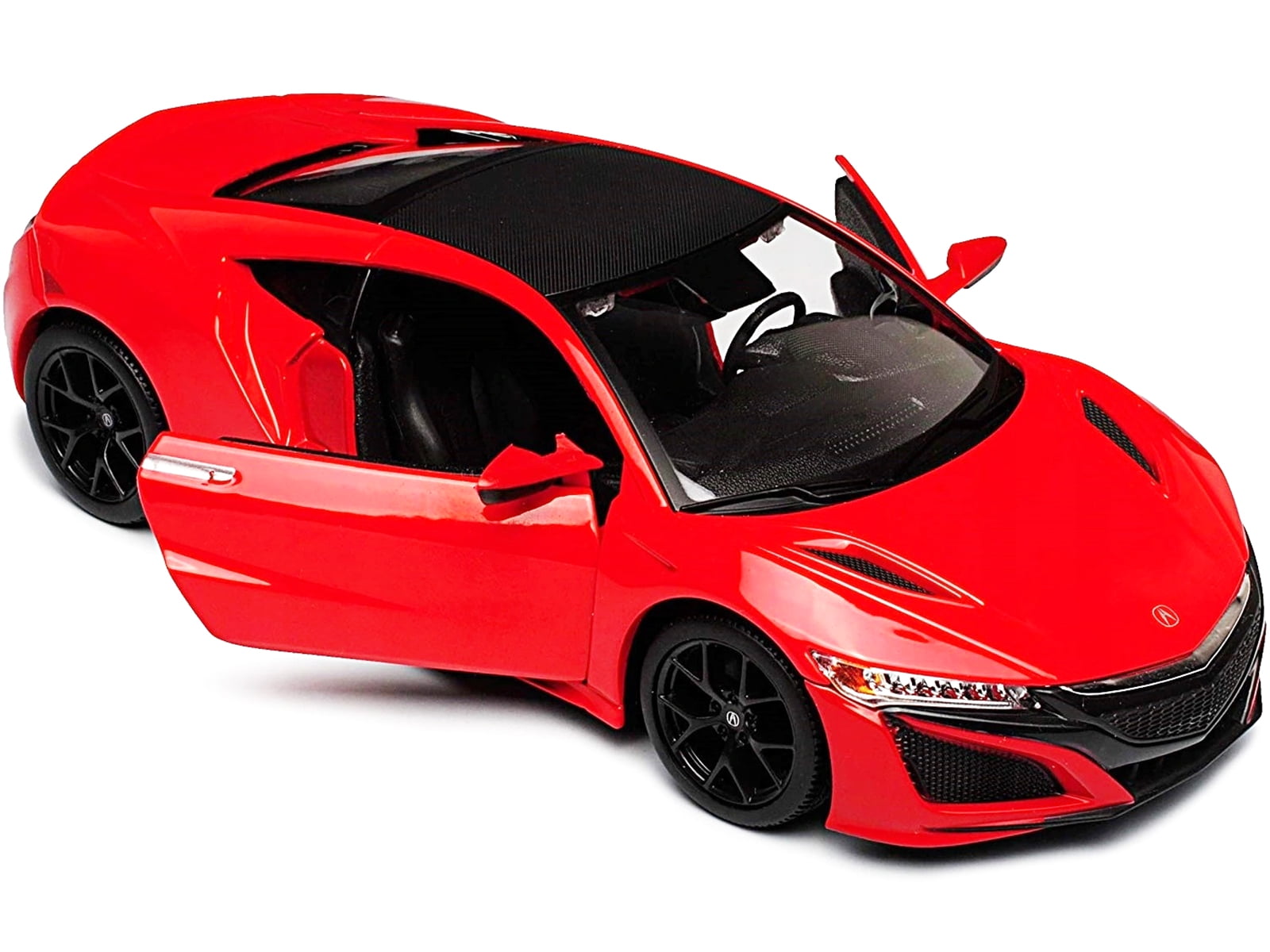 2018 Acura NSX Red with Black Top 1/24 Diecast Model Car by