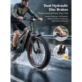 thumbnail image 2 of 26"x4"Fat Tire 2000W Peak Power Electric Bike for Adults - 28MPH, 48V 18Ah (85 Miles Max), All-Terrain Ebike with Full Suspension & 11" Ultra-Comfort Seat - Conquer Snow, Sand & Trails, 2 of 9