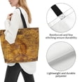thumbnail image 3 of Disketp Vintage Map Bolsa Tote Estampada para Mujer, Bolso de Hombro y de Mano para Compras y Viajes, 3 of 8