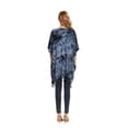 thumbnail image 6 of Beautybatik Grey Womens Boho Hippie Batik Tie Dye Plus Size Tunic Blouse Kaftan Top 4x, 6 of 7