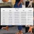 thumbnail image 3 of Wlynlyn Plus Size Pants for Women High Waisted Pull on Beach Pants Straight Leg Ankle Length Trousers, 3 of 5