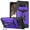 Purple, variant on for Google Pixel 6 Pro Case with Card Holder Ring Kickstand Slide Camera Cover Pixel 6 Pro 5g Case Heavy Duty Protection Shockproof Rugged for Google Pixel 6 Pro Phone Cases Cover, (Rosegold)