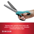 thumbnail image 6 of SINGER ProSeries 9-Inch Pinking Shears, Heavy-Duty Stainless Steel Zigzag Fabric Scissors, 6 of 10