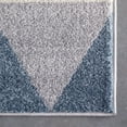thumbnail image 5 of Well Woven Lincoln Modern Scandinavian Triangles Geometric Grey & Gold Area Rug 9x13 (9'3" x 12'3"), 5 of 8