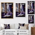 thumbnail image 4 of Designart "Tea Time In Viennese Velvet" Coffee Canvas Art Print, 4 of 7