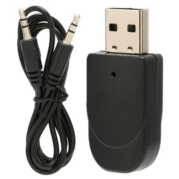 USB Bluetooth Adapter BT5.0 Portable USB Micro Adapter for Desktop Laptop Stereo Speaker